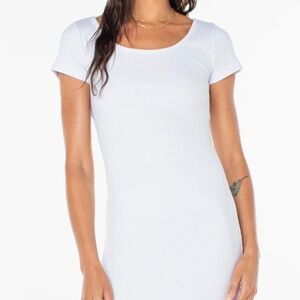 Roxy White Good Keepsake Short Sleeve Dress